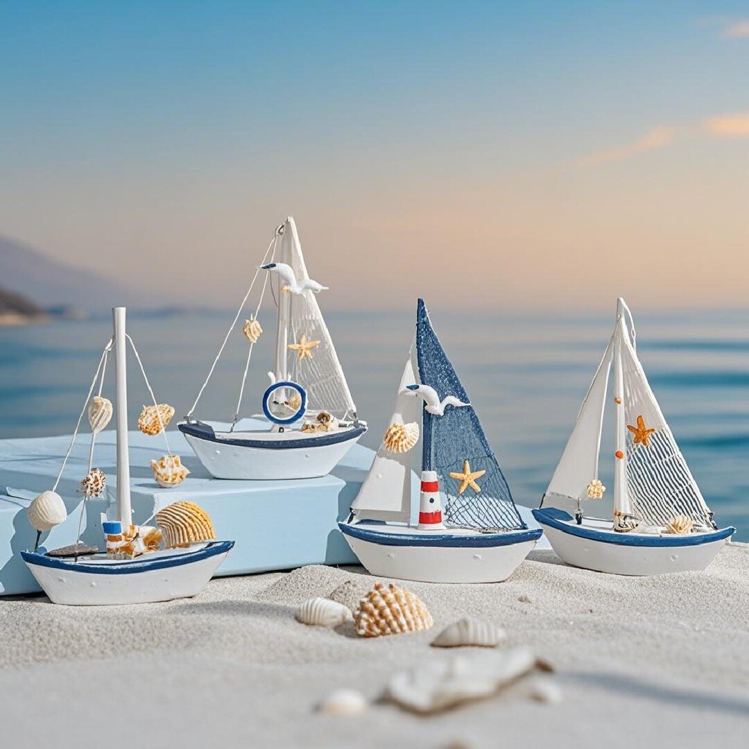 Kids Outdoor Chair - Mini barco de vela de madeira