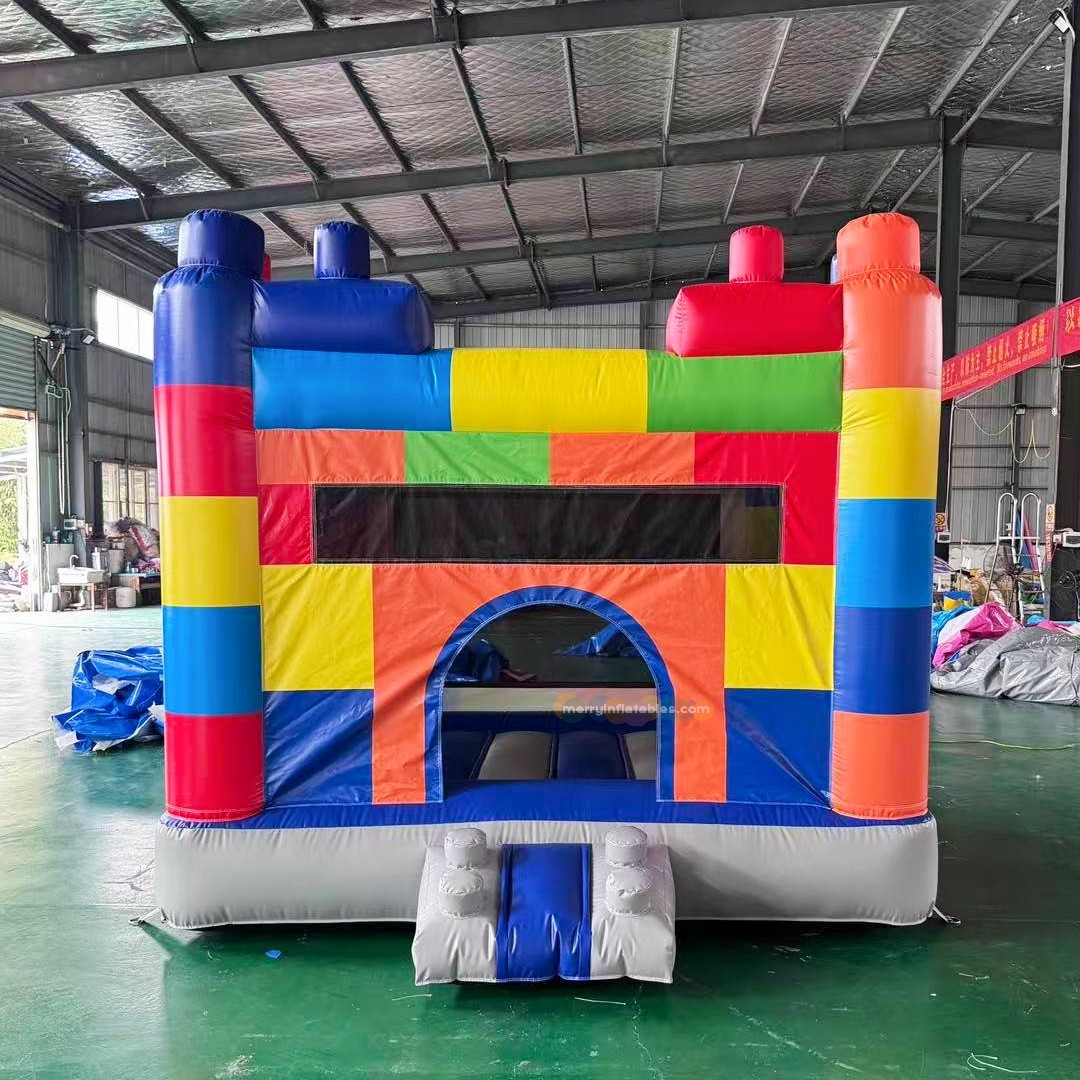 Kids Outdoor House With Slide - Crianças bounce house jumping castelo slide