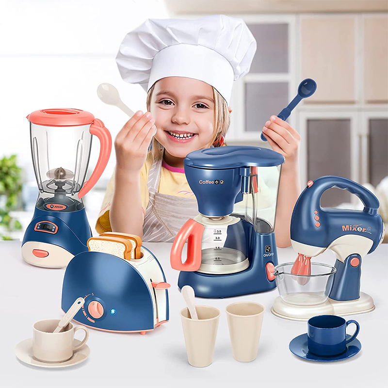 Kids Outdoor Kitchen - Mini eletrodomésticos brinquedos de cozinha, conjunto