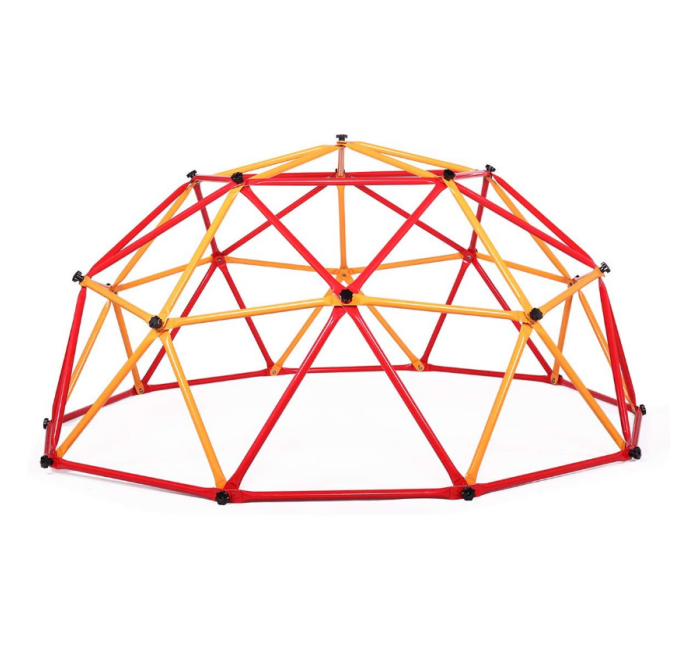 Kids Outdoor Jungle Gym Dome - Cúpula Geométrica de Escalada para Crianças
