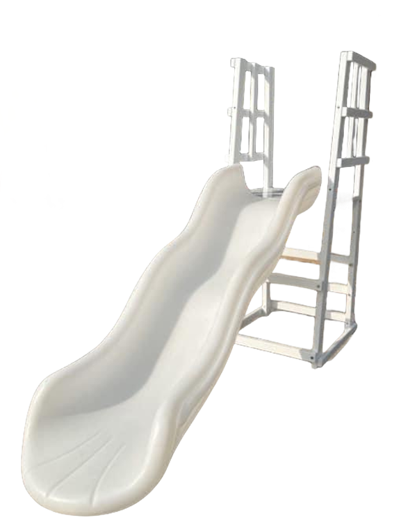 Kids Outdoor Furniture - Venda quente branco duplo slide interior