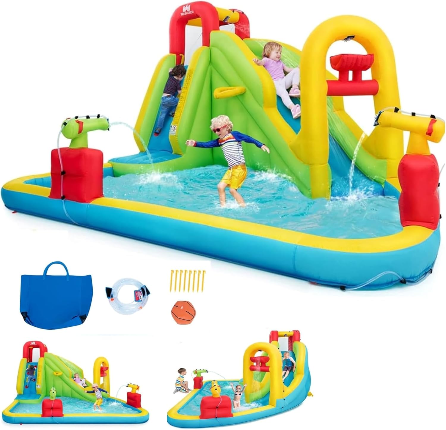 Kids Outdoor Slide - Mega Parque Aquático Inflável para Crianças