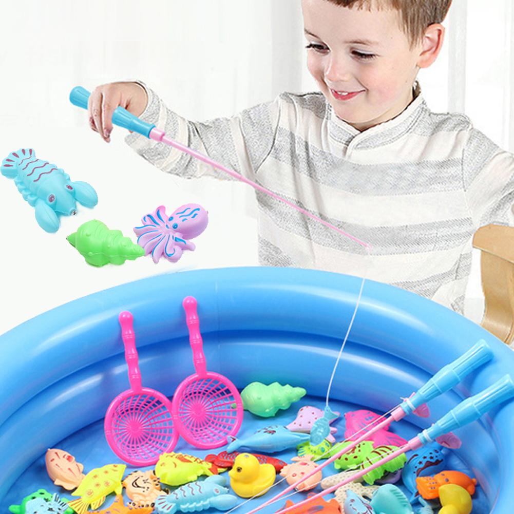 Kids Outdoor Water Table - Conjunto de pesca magnética-36/38/48 peças conjunto