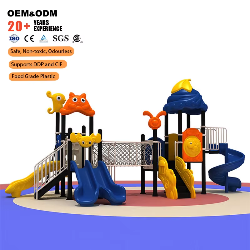 Kids Outdoor Slide Set - Equipamento de diversão comercial para áreas