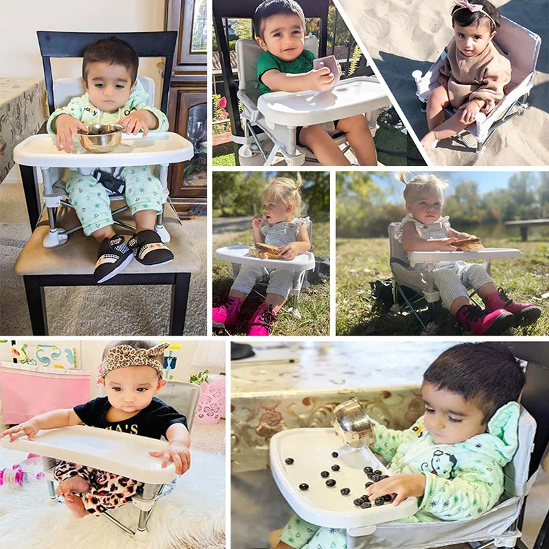 Kids Outdoor Chair - Cadeira de Refeição Portátil Dobrável para