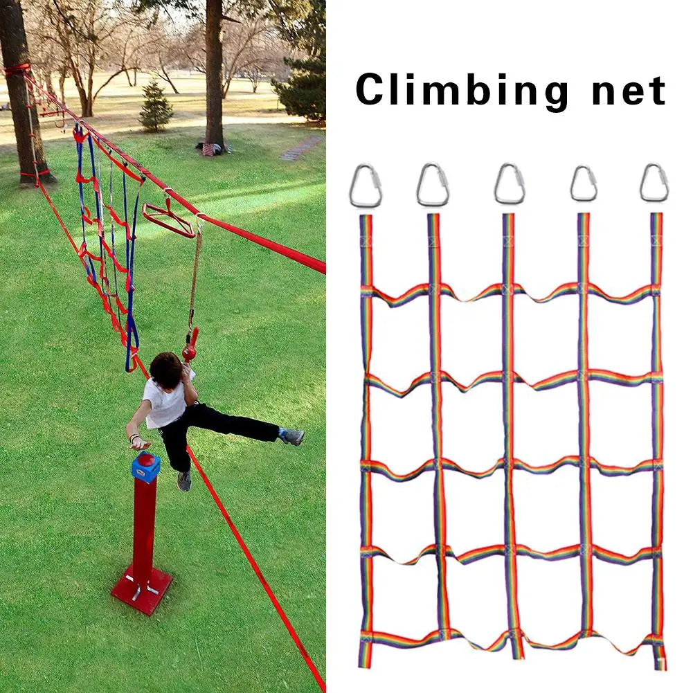 Kids Outdoor Obstacle Course - Rede de escalada para crianças ao