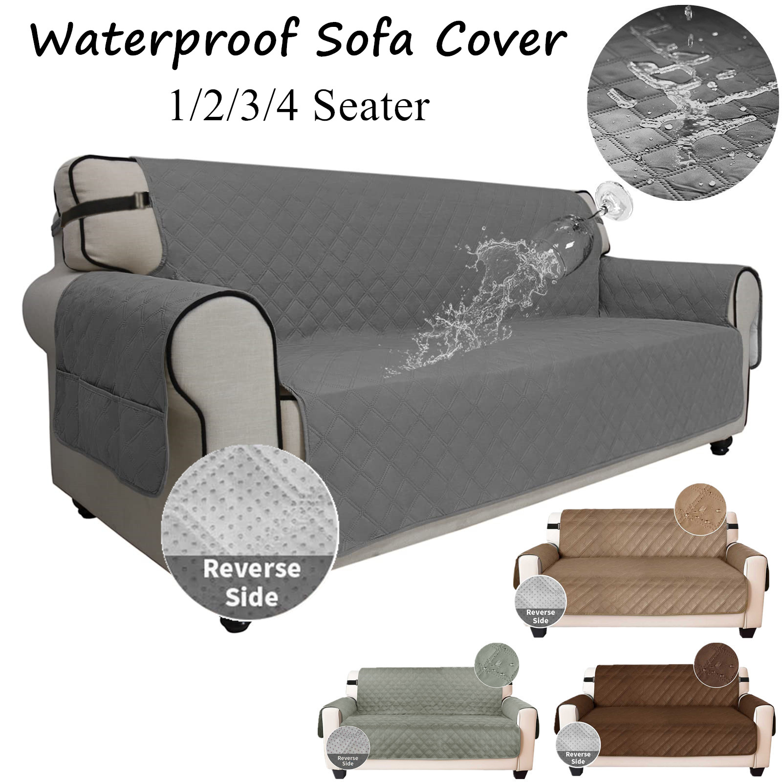 Kids Outdoor Lounge Chair - Capas de sofá à prova d'água,
