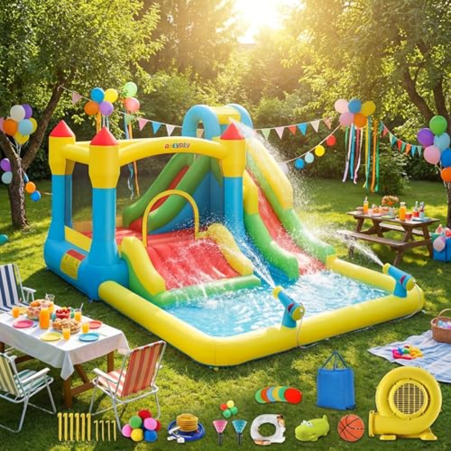 Castelo inflável aquático para - Kids Outdoor Bounce House avaliação e preço
