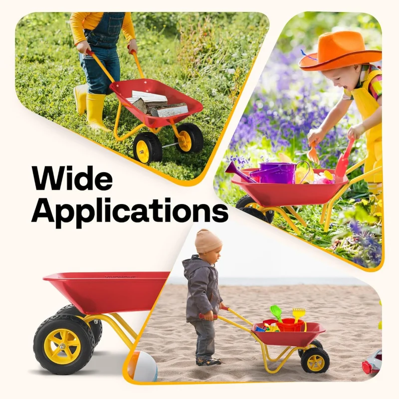 Carrinho de Mão Infantil para  - Kids Indoor Outdoor Cart avaliação e preço