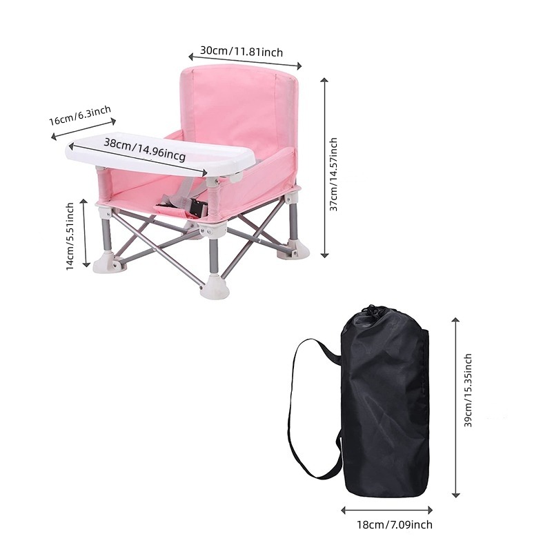 Portátil Baby Booster Seat, Ca - Kids Outdoor Lounge Chair avaliação e preço