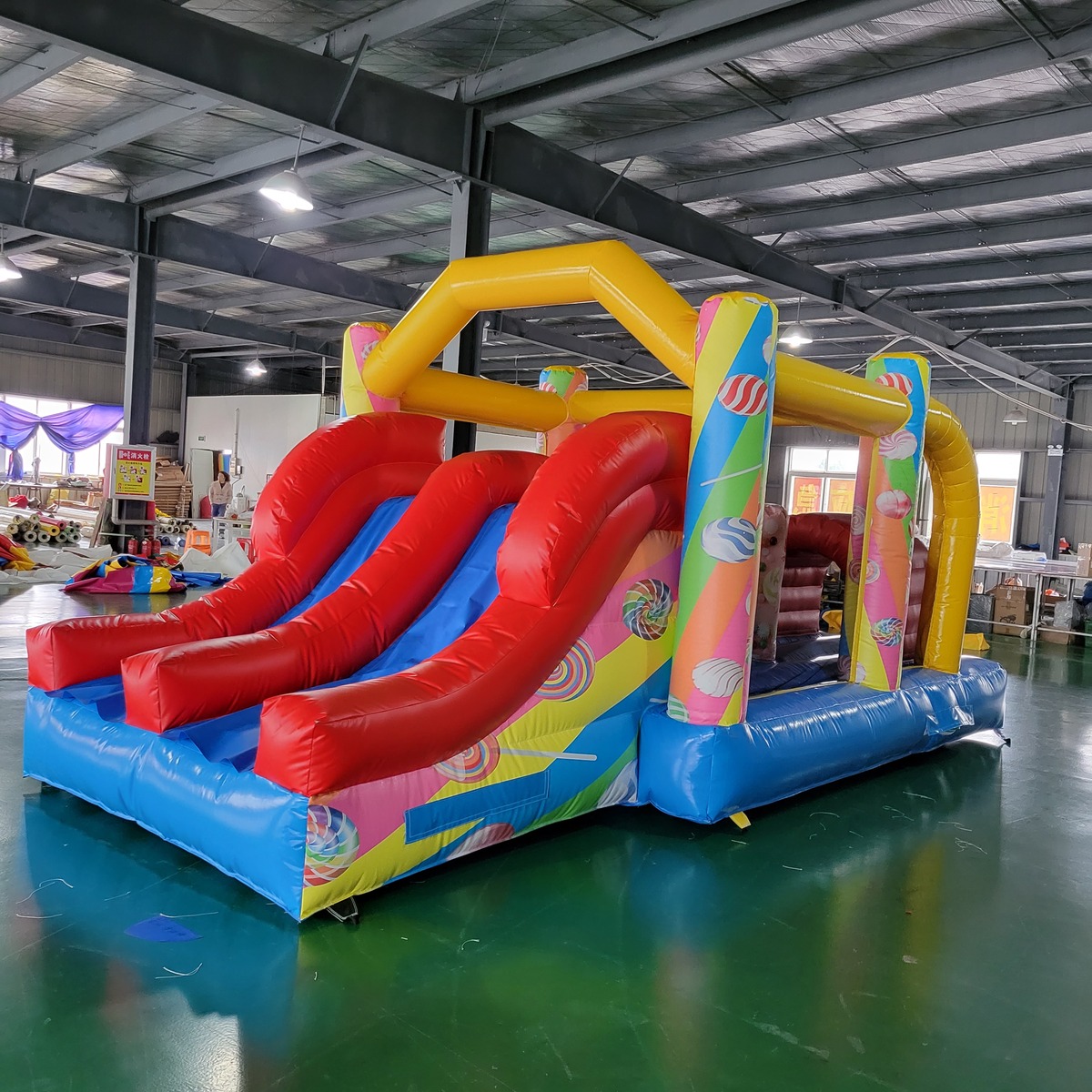Castelo Inflável Comercial de  - Kids Outdoor Slide avaliação e preço