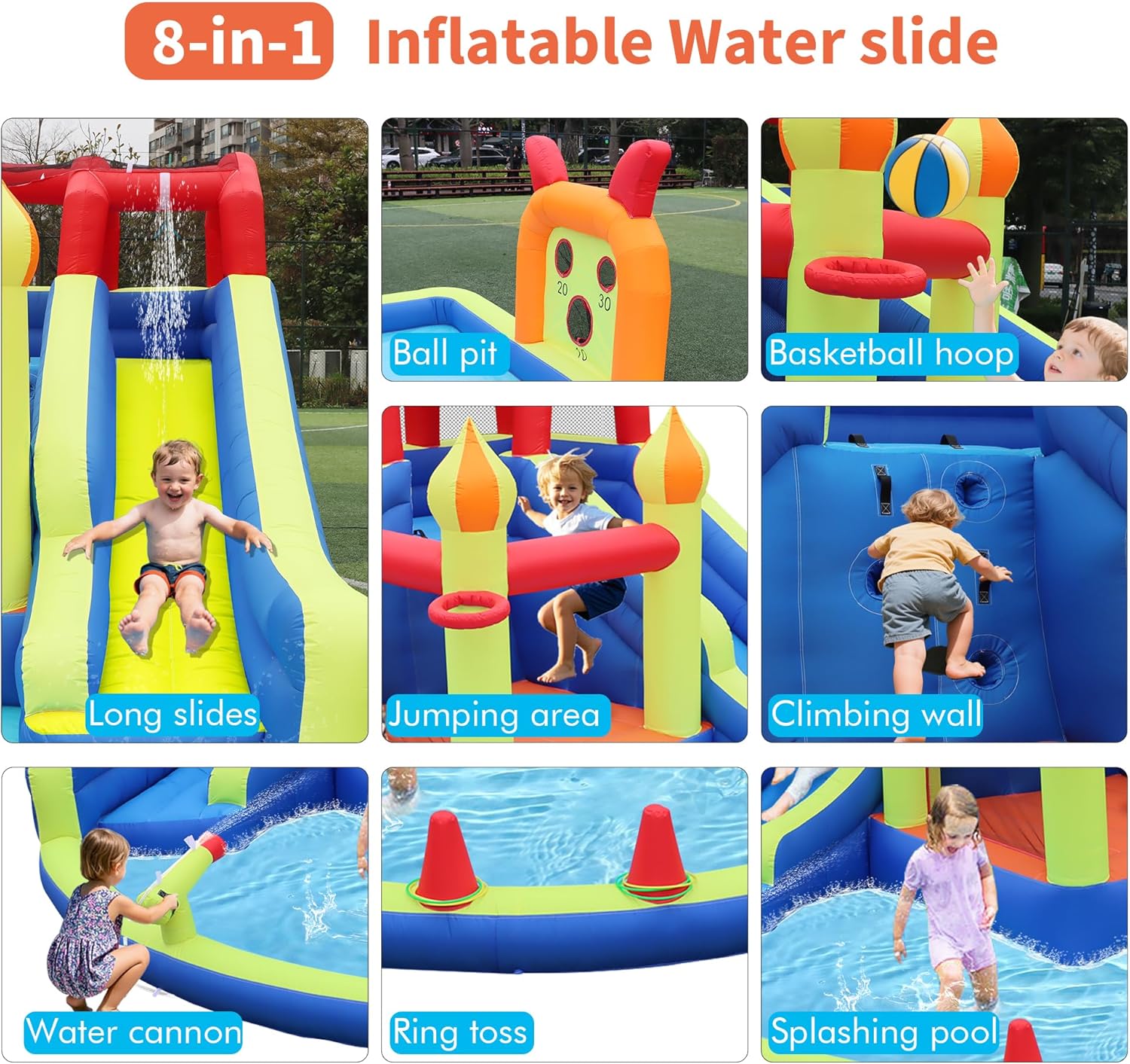 Castelo Inflável para Crianças - Kids Outdoor Slide avaliação e preço