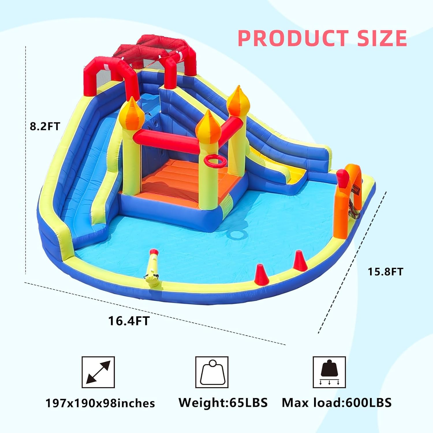 Castelo Inflável para Crianças - Kids Outdoor Slide avaliação e preço