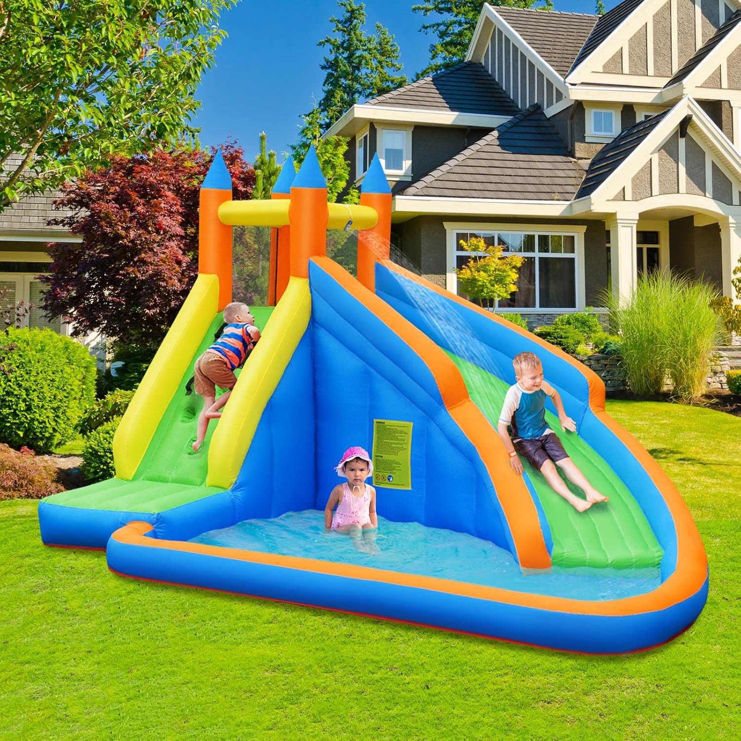 Parque Aquático Inflável Gigan - Kids Outdoor Slide avaliação e preço