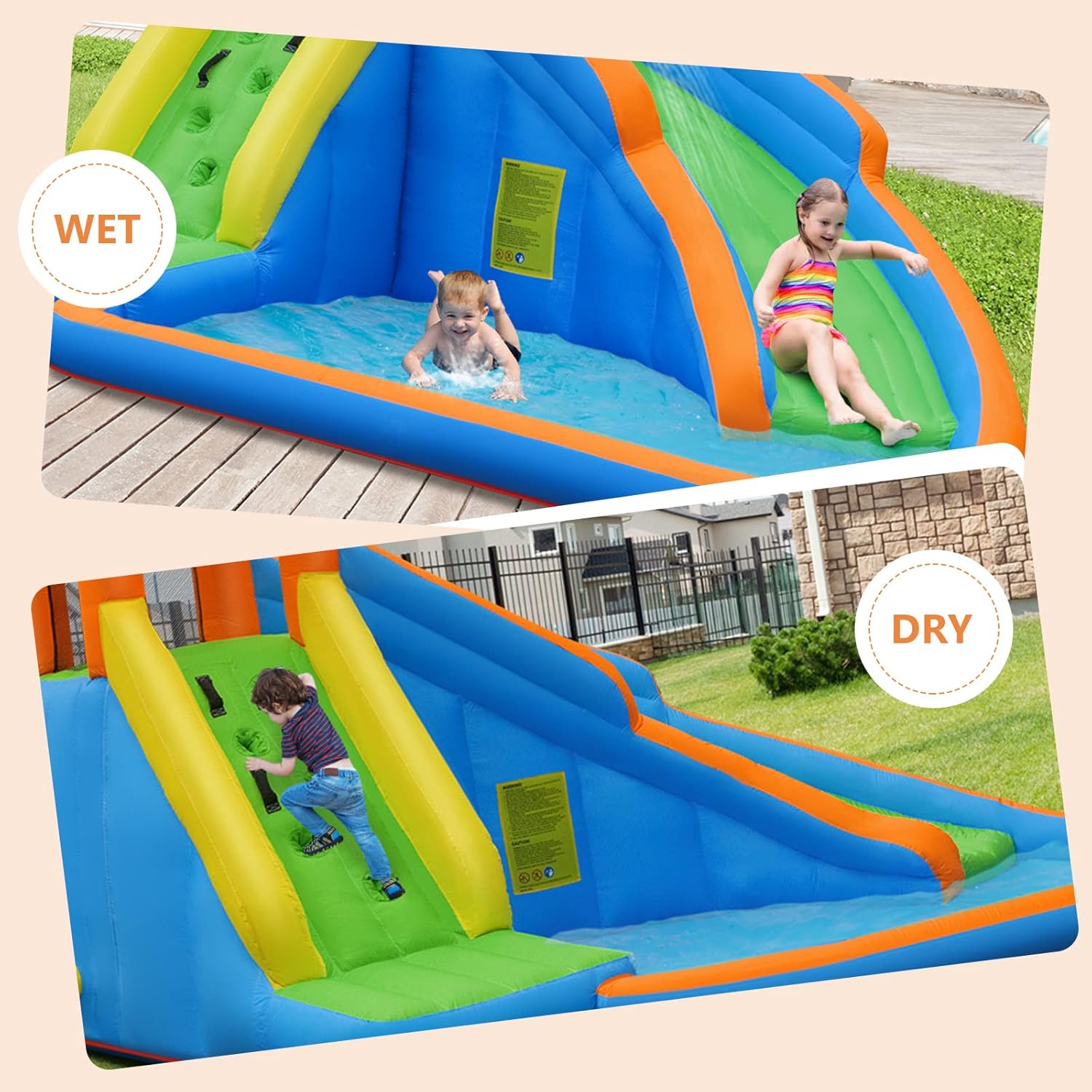Parque Aquático Inflável Gigan - Kids Outdoor Slide avaliação e preço