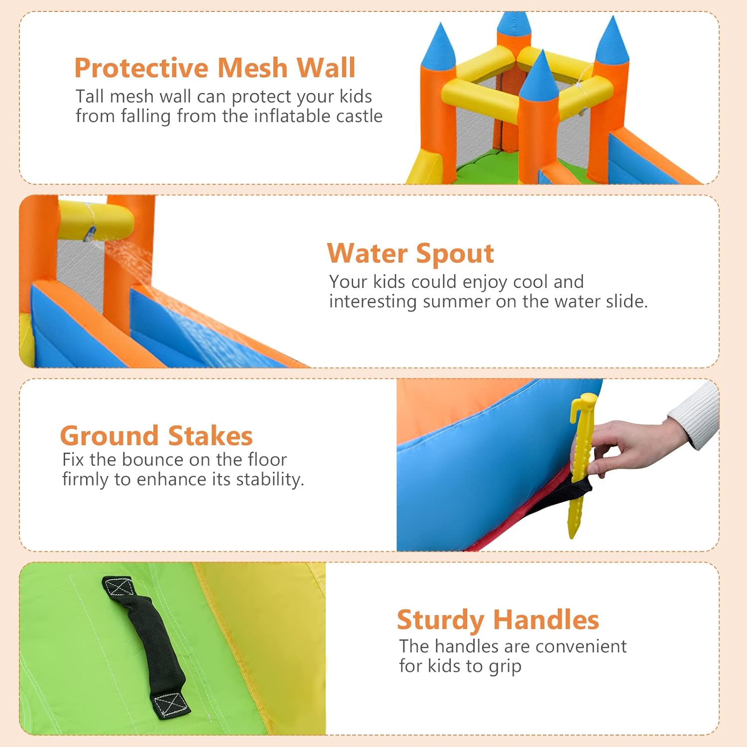 Parque Aquático Inflável Gigan - Kids Outdoor Slide avaliação e preço