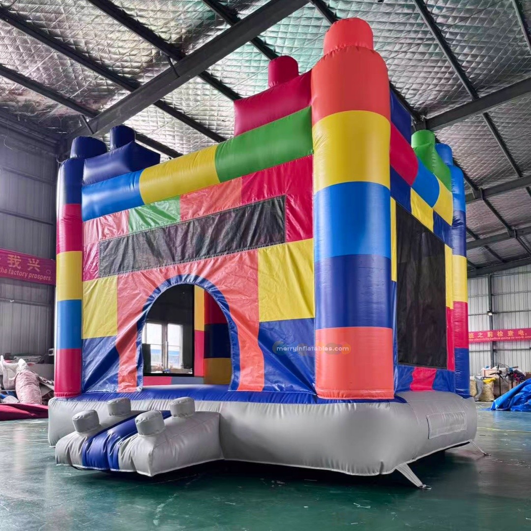 Crianças bounce house jumping  - Kids Outdoor House With Slide avaliação e preço