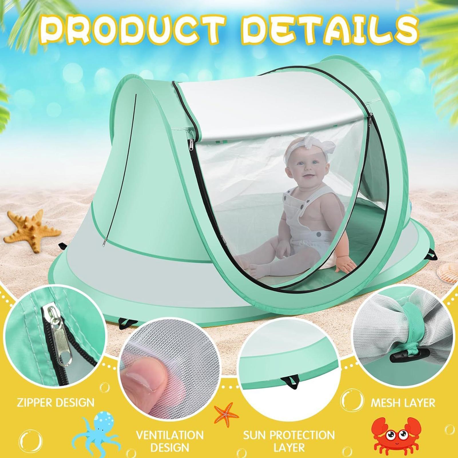 Tenda de praia portátil para b - Kids Outdoor Activity Centre avaliação e preço