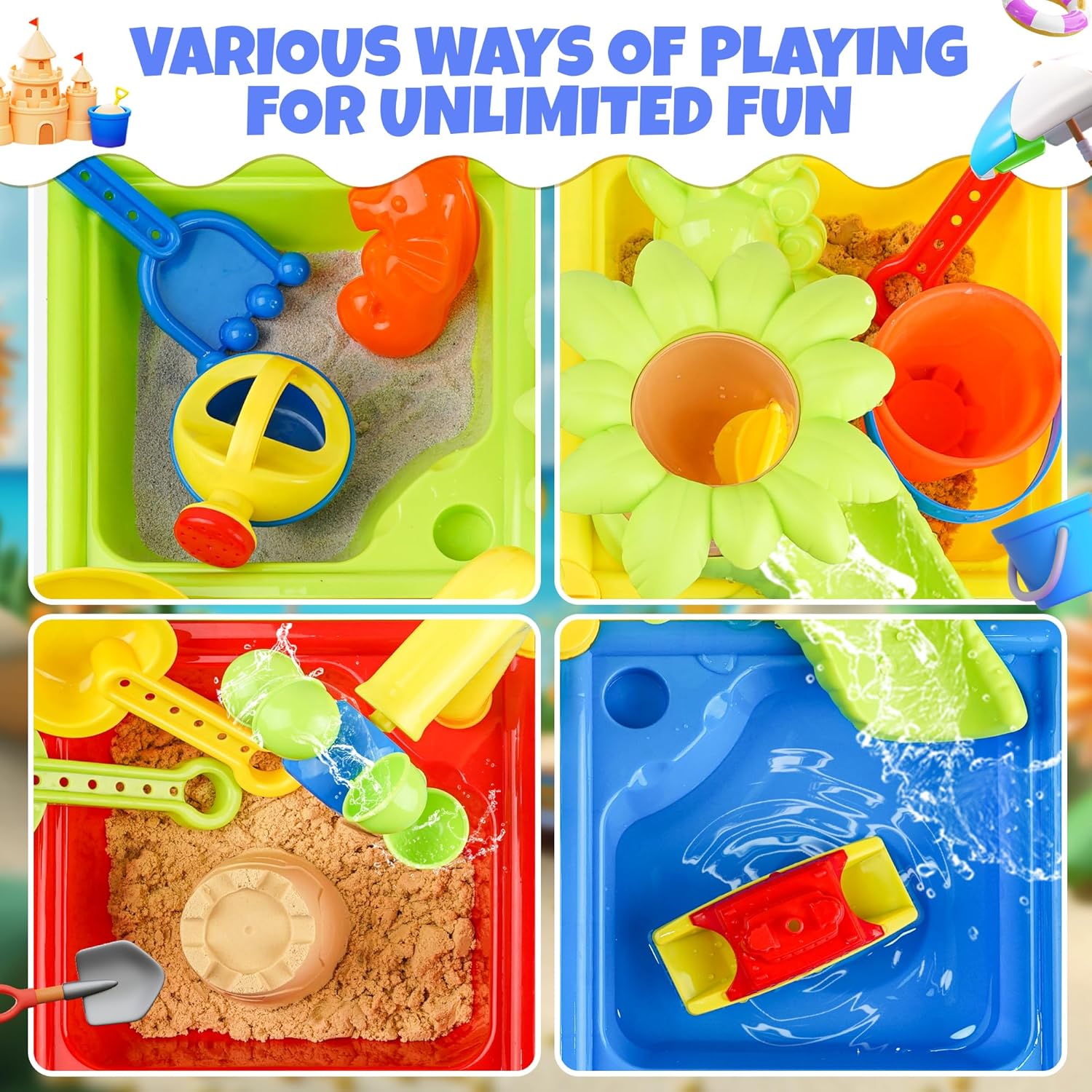 25 pçs mesa de água de verão p - Kids Outdoor Water Table avaliação e preço