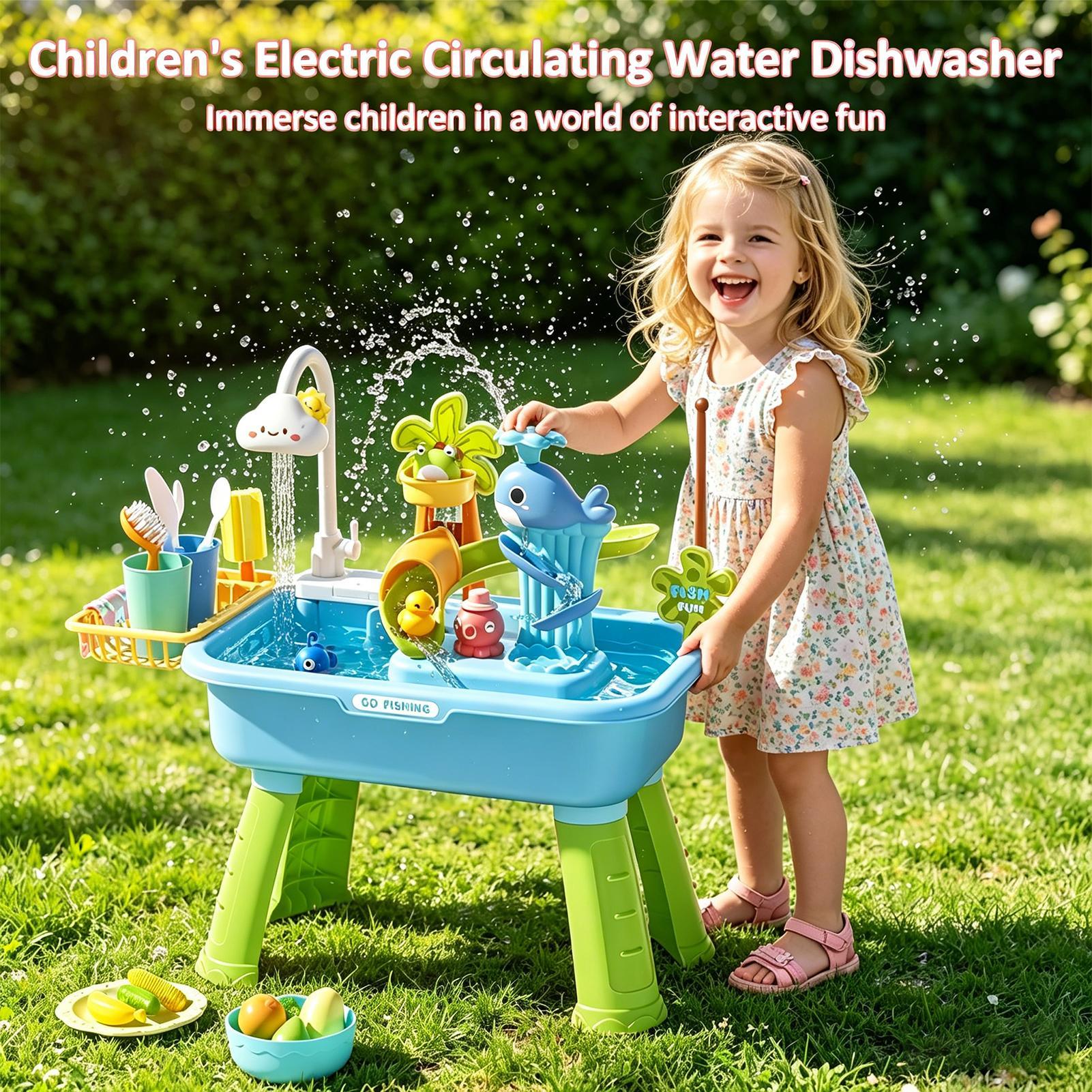 Brinquedos de cozinha infantis - Kids Outdoor Water Table avaliação e preço