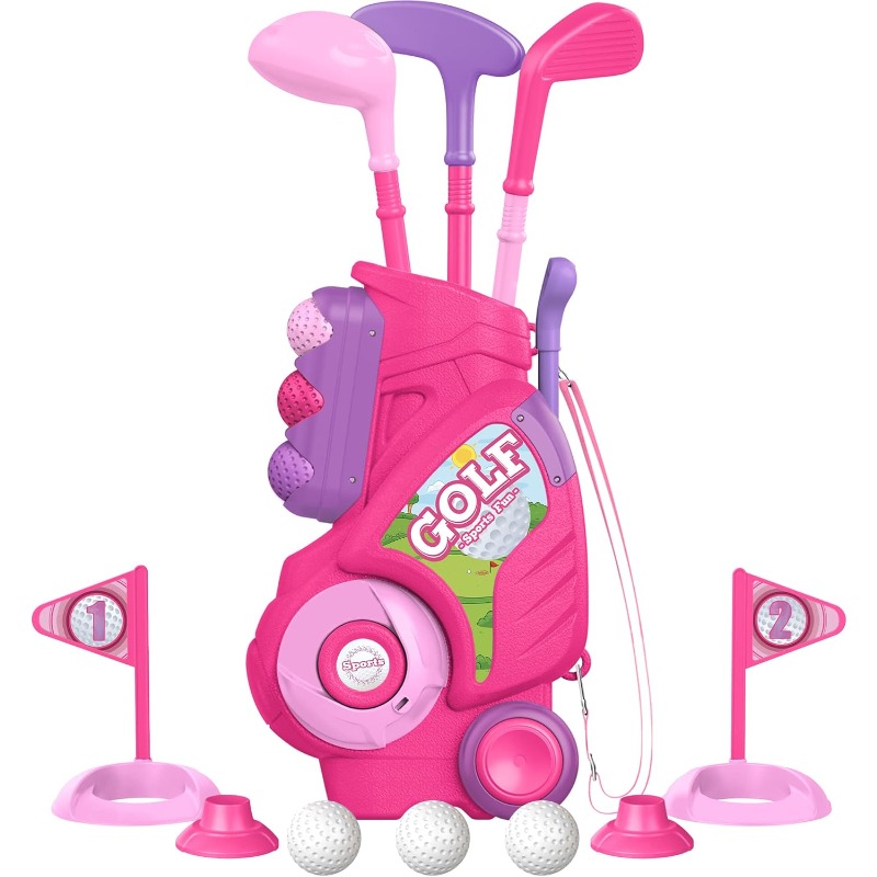 Conjunto de clube de golfe par - Kids Indoor Outdoor Cart avaliação e preço