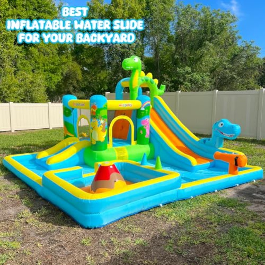 Escorregador inflável aquático - Kids Outdoor Bounce House avaliação e preço
