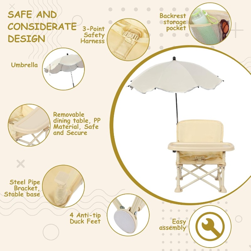 Cadeira de Praia para Bebê com - Kids Outdoor Chair avaliação e preço