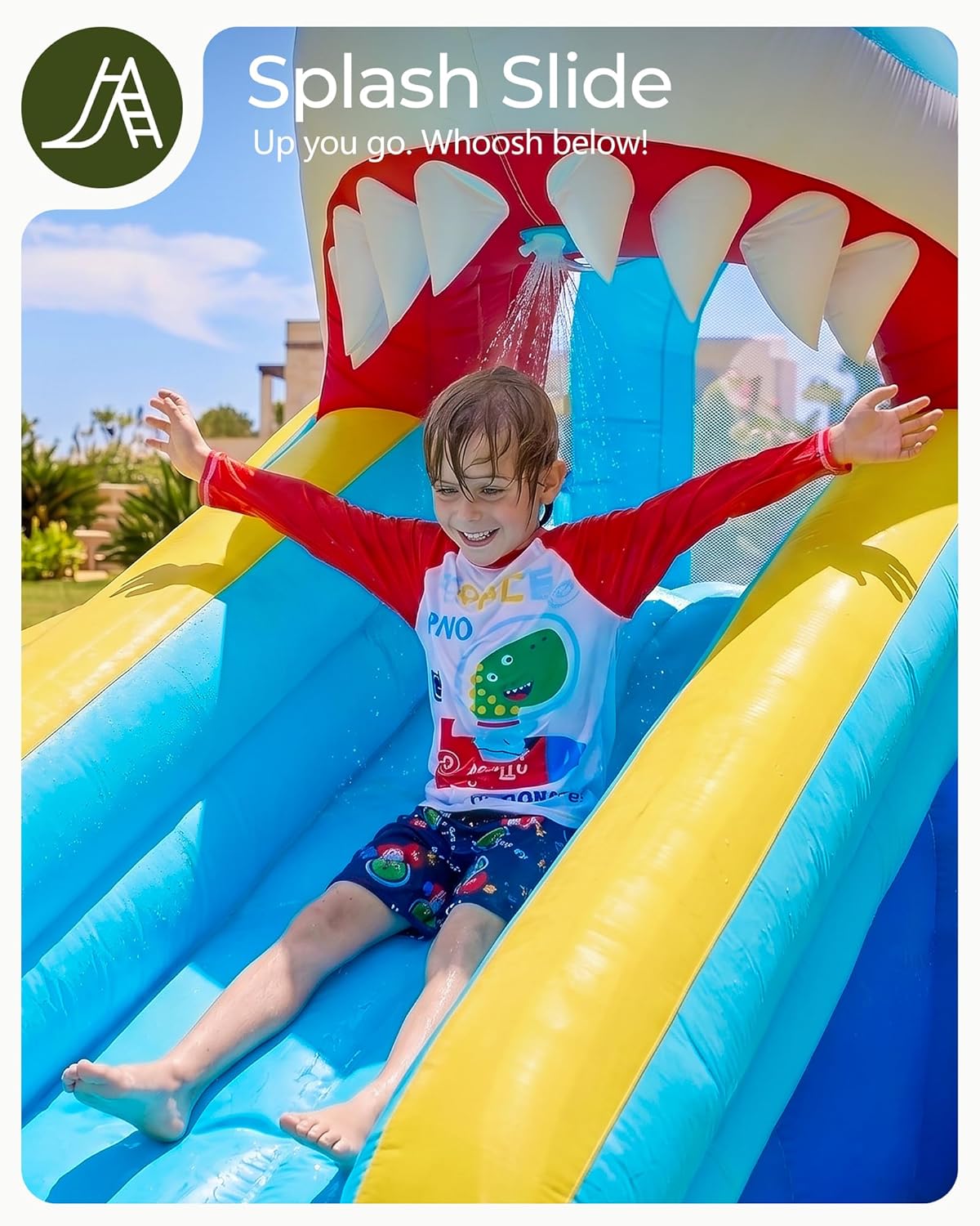 Escorregador Inflável para Cri - Kids Outdoor Bounce House avaliação e preço