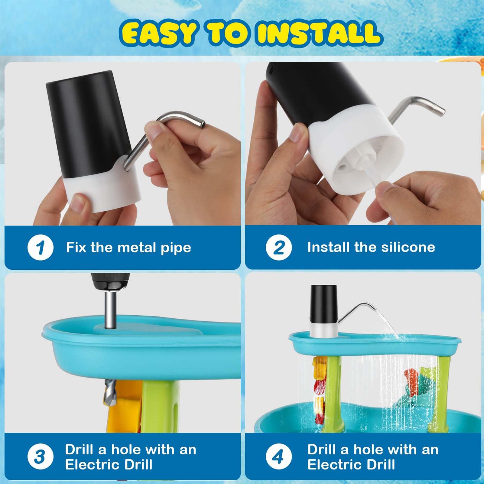 Mini Bomba de Água Portátil Re - Kids Outdoor Water Table avaliação e preço