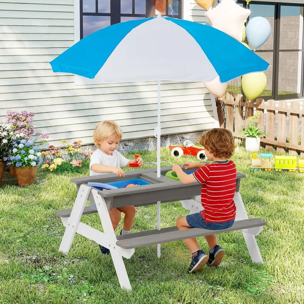 Mesa de Piquenique de Madeira  - Kids Outdoor Water Table avaliação e preço