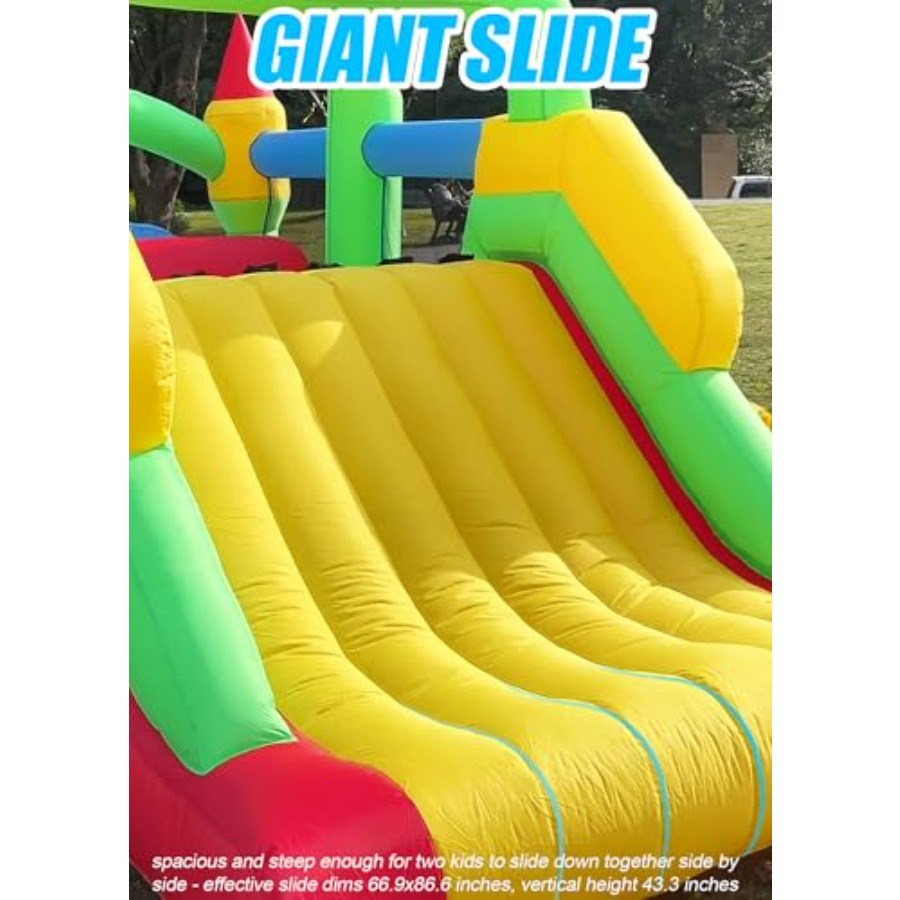 Pista de obstáculos inflável p - Kids Outdoor Bounce House avaliação e preço