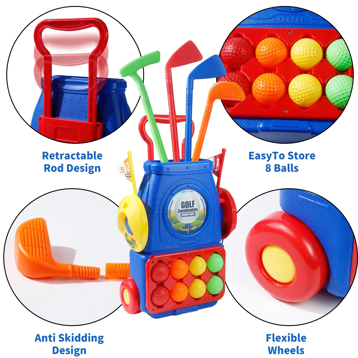 Conjunto de Jogo de Golfe para - Kids Indoor Outdoor Cart avaliação e preço