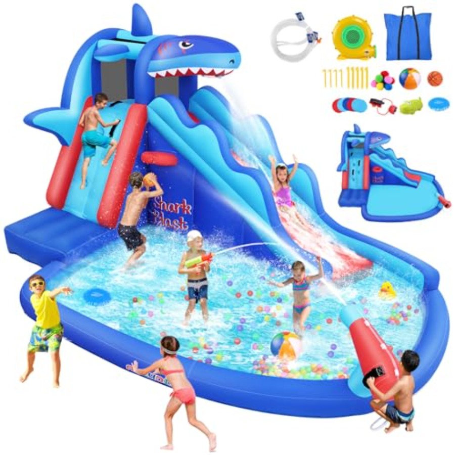 Tobogã inflável aquático para  - Kids Outdoor Bounce House avaliação e preço