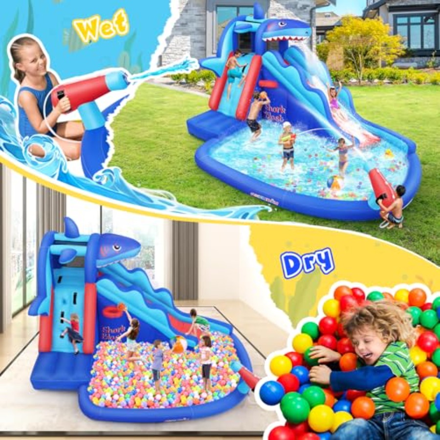 Tobogã inflável aquático para  - Kids Outdoor Bounce House avaliação e preço