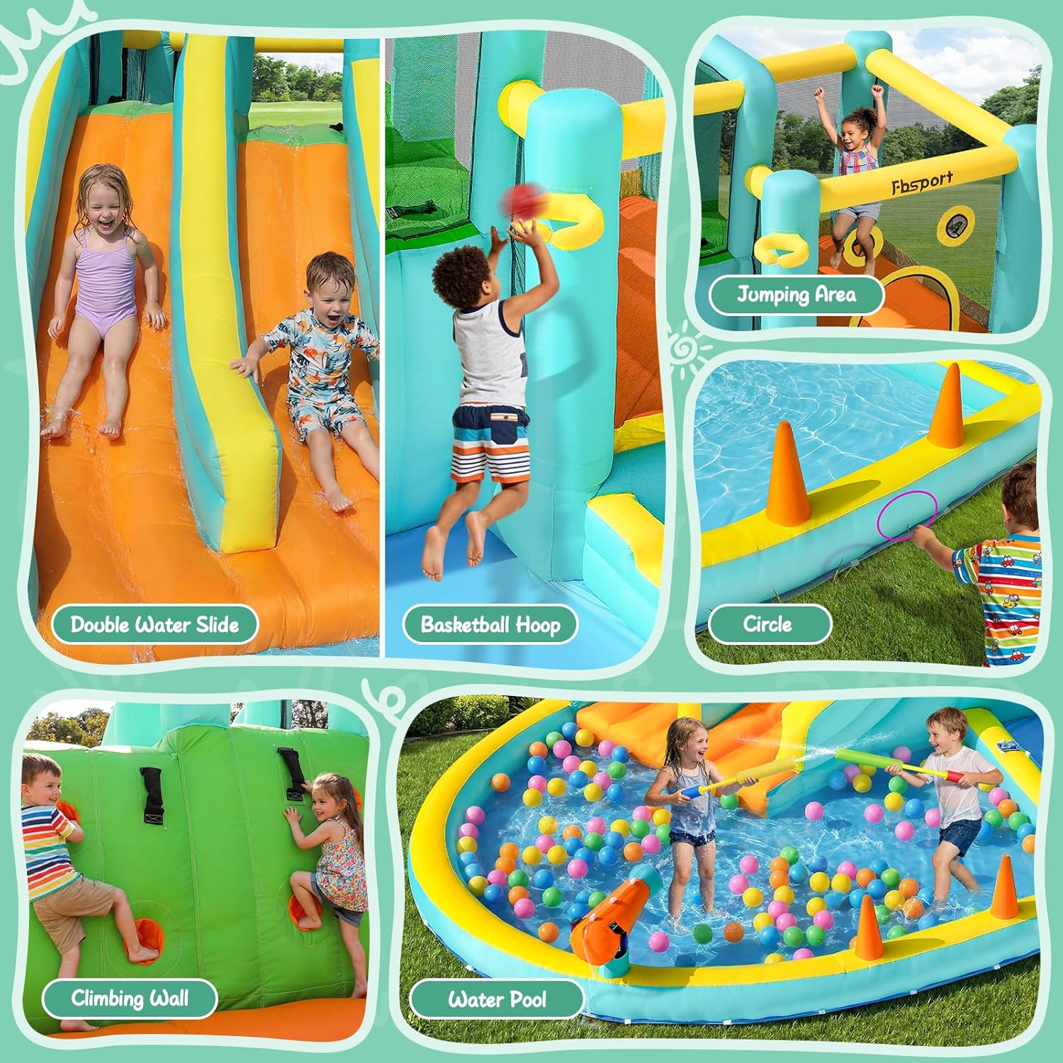 Castelo Inflável com Escorrega - Kids Outdoor Slide avaliação e preço
