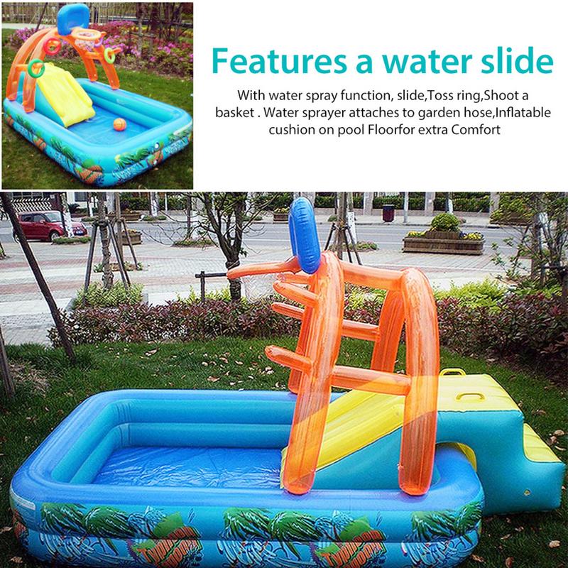 Nova corrediça de água criança - Kids Outdoor Slide Set avaliação e preço