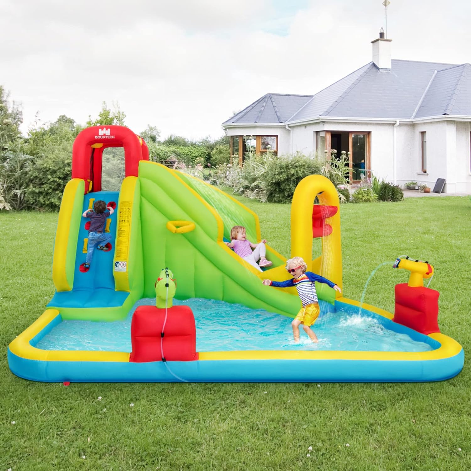 Mega Parque Aquático Inflável  - Kids Outdoor Slide avaliação e preço