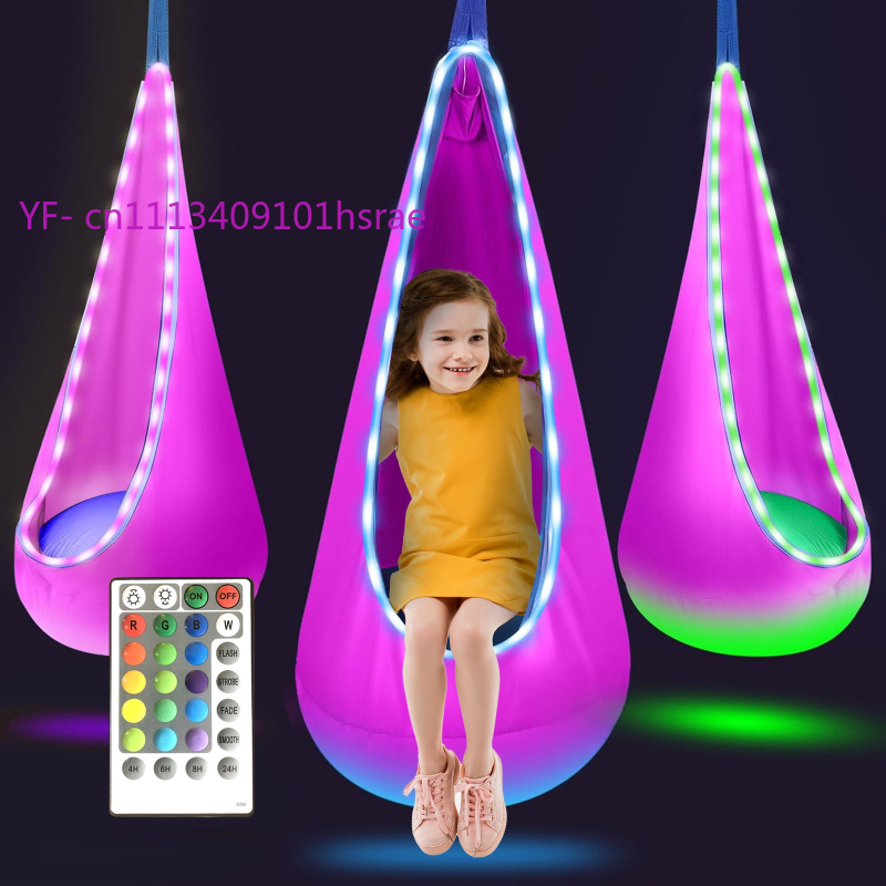 Cadeira Suspensa Inflável LED  - Kids Outdoor Swing Chair avaliação e preço