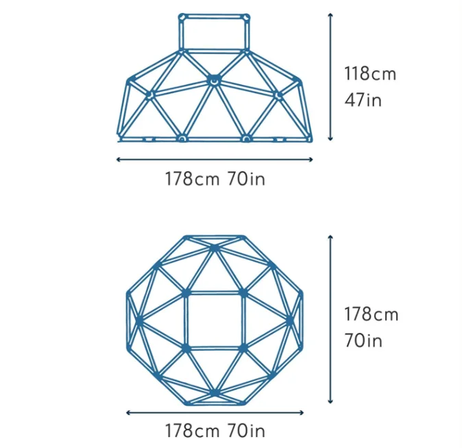 # Para diversão ao ar livre at - Kids Outdoor Jungle Gym Dome avaliação e preço