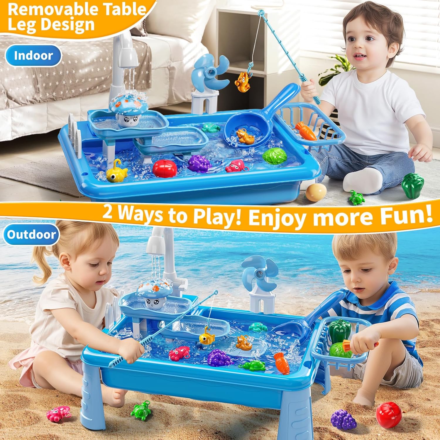 Mesa de Água para Brincar com  - Kids Outdoor Water Table avaliação e preço