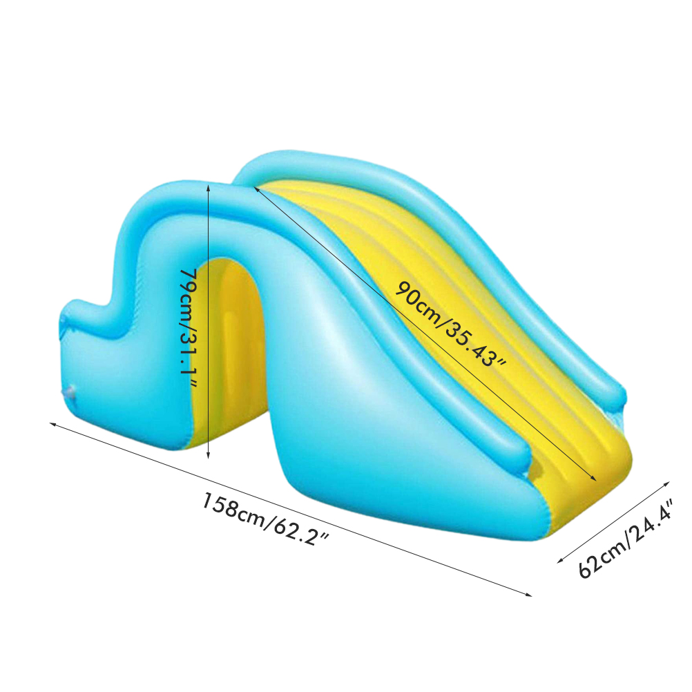 Corrediça inflável corrediça d - Kids Outdoor Slide Set avaliação e preço
